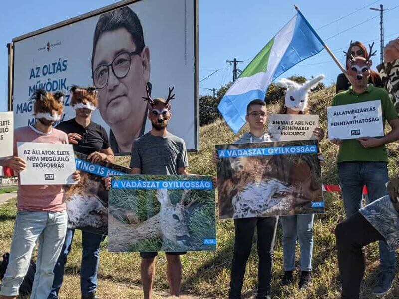 demo gegen die jagd