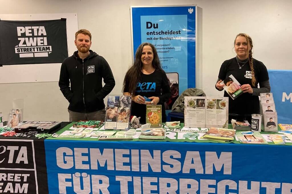 Streetteam Hamburg Stand bei Kerstin Ott